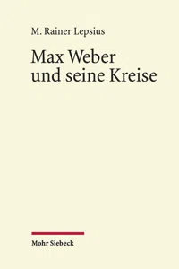 Max Weber und seine Kreise_cover