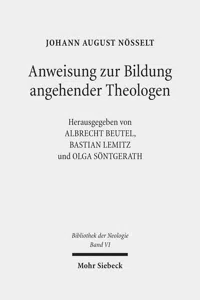 Anweisung zur Bildung angehender Theologen_cover