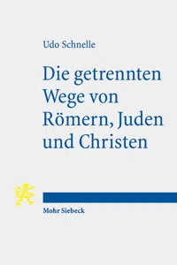 Die getrennten Wege von Römern, Juden und Christen_cover