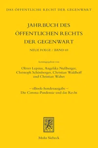 Jahrbuch des öffentlichen Rechts der Gegenwart. Neue Folge_cover