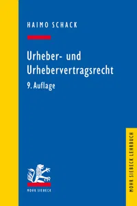 Urheber- und Urhebervertragsrecht_cover