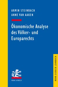 Ökonomische Analyse des Völker- und Europarechts_cover