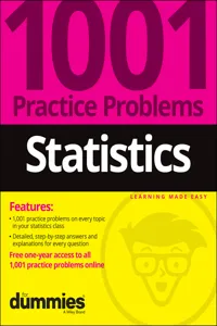 Statistics: 1001 Practice Problems For Dummies_cover