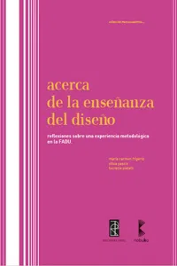 Acerca de la enseñanza del diseño_cover