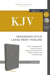 KJV Holy Bible: Paragraph-style Large Print Thinline with 43,000 Cross Reference: King James Version_cover