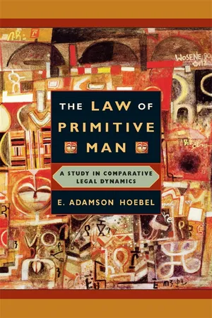 The Law of Primitive Man