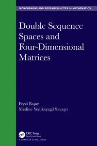 Double Sequence Spaces and Four-Dimensional Matrices_cover