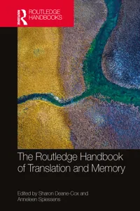 The Routledge Handbook of Translation and Memory_cover