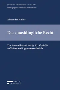 Das quasidingliche Recht_cover