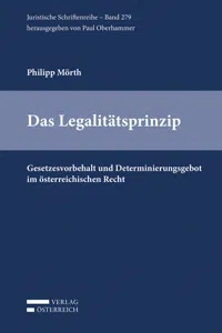 Das Legalitätsprinzip_cover