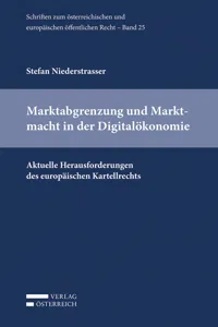 Marktabgrenzung und Marktmacht in der Digitalökonomie_cover