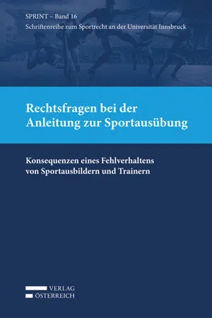 Rechtsfragen bei der Anleitung zur Sportausübung