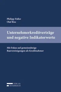 Unternehmerkreditverträge und negative Indikatorwerte_cover