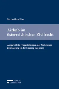 Airbnb im österreichischen Zivilrecht_cover