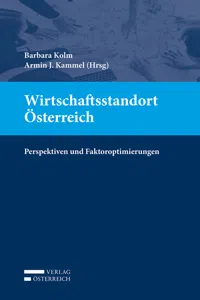 Wirtschaftsstandort Österreich_cover