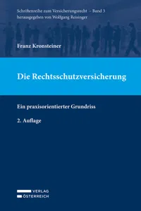 Die Rechtsschutzversicherung_cover