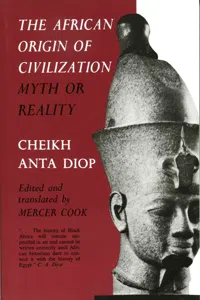 The African Origin of Civilization_cover