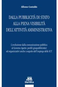 Dalla pubblicità di Stato alla piena visibilità dell'attività amministrativa_cover