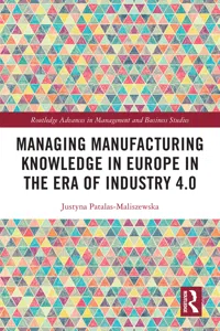 Managing Manufacturing Knowledge in Europe in the Era of Industry 4.0_cover