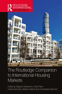 The Routledge Companion to International Housing Markets_cover