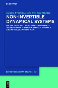 Ergodic Theory – Finite and Infinite, Thermodynamic Formalism, Symbolic Dynamics and Distance Expanding Maps_cover