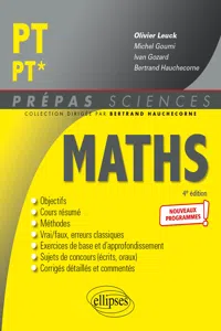 Mathématiques PT/PT* - Programme 2022_cover