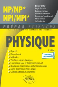 Physique MP/MP* MPI/MPI* - Programme 2022_cover