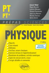 Physique PT/PT* - Programme 2022_cover