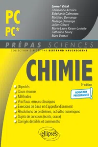 Chimie PC/PC* - Programme 2022_cover