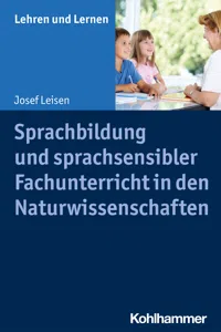 Sprachbildung und sprachsensibler Fachunterricht in den Naturwissenschaften_cover