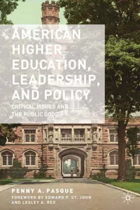 American Higher Education, Leadership, and Policy_cover