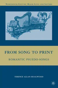 From Song to Print_cover