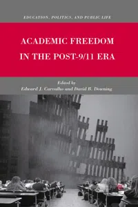 Academic Freedom in the Post-9/11 Era_cover