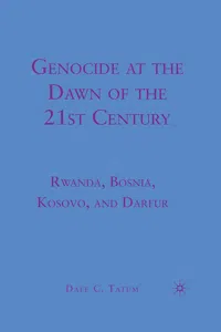 Genocide at the Dawn of the Twenty-First Century_cover