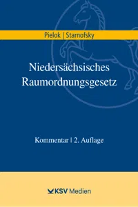 Niedersächsisches Raumordnungsgesetz_cover
