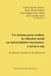 Un sistema para evaluar la cohesión social en universidades mexicanas: UNIVECS-MX_cover