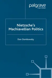 Nietzsche's Machiavellian Politics_cover