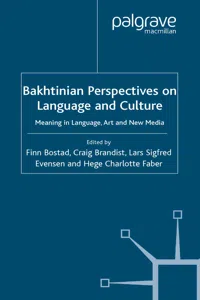 Bakhtinian Perspectives on Language and Culture_cover