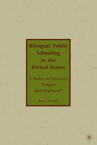 Bilingual Public Schooling in the United States_cover