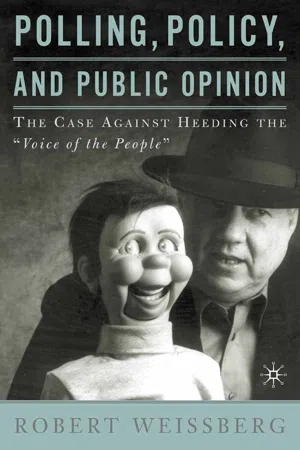 Polling, Policy, and Public Opinion