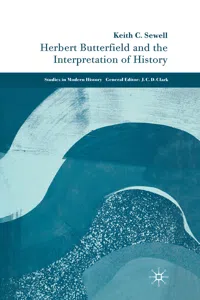 Herbert Butterfield and the Interpretation of History_cover