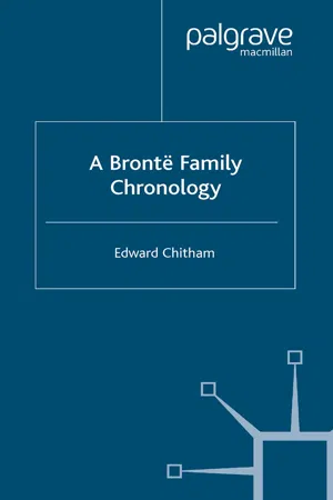 A Bronte Family Chronology