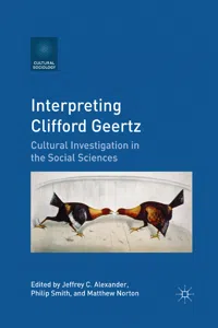 Interpreting Clifford Geertz_cover