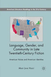 Language, Gender, and Community in Late Twentieth-Century Fiction_cover