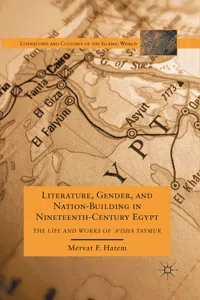 Literature, Gender, and Nation-Building in Nineteenth-Century Egypt_cover