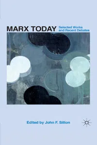 Marx Today_cover