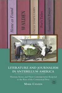 Literature and Journalism in Antebellum America_cover