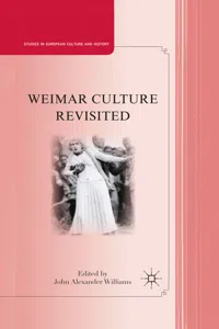 Weimar Culture Revisited_cover