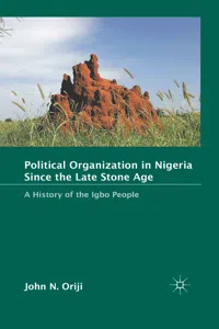 Political Organization in Nigeria since the Late Stone Age_cover
