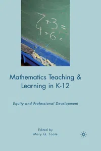 Mathematics Teaching and Learning in K-12_cover